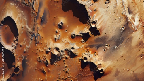 Textured Natural Surfaces: Brown Sandstone Rocks, Rough Desert Canyon Walls & Vintage Paper Grunge Patterns