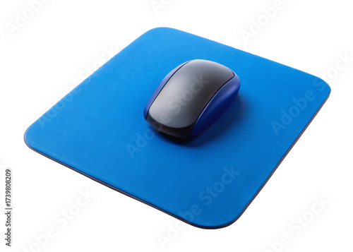 Mousepad isolated on white background