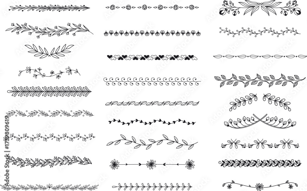 Fototapeta premium calligraphic design elements and page decoration