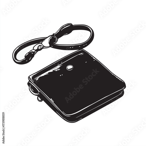 wristlet on white