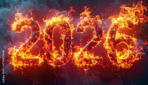 Fiery Forecast The Burning 2026 A Year of Transformation and Change