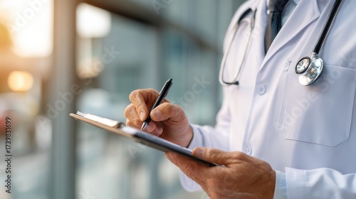 Digital workflow checklist for doctors managing patient medical records on tablet and laptop ensuring privacy and efficient history management