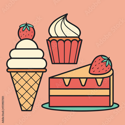 Whipped cream, Dessert, Food, Sweet, Celebration, National day, Ice cream, Cake, Cream topping (7).eps