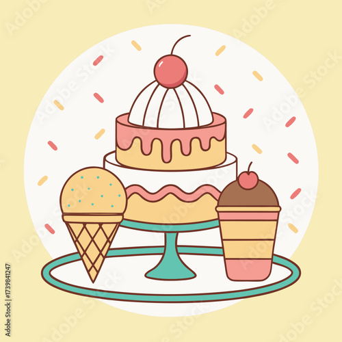 Whipped cream, Dessert, Food, Sweet, Celebration, National day, Ice cream, Cake, Cream topping (16).eps