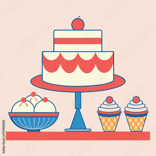 Whipped cream, Dessert, Food, Sweet, Celebration, National day, Ice cream, Cake, Cream topping (17).eps
