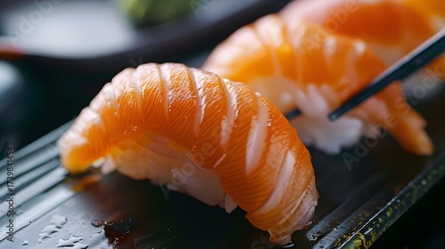 sushi on a plate