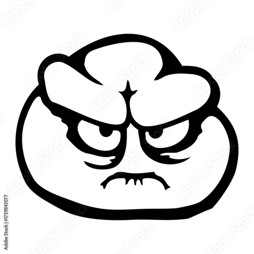 Frog angry furious evil unhappy annoyed cute aggressive alien monster