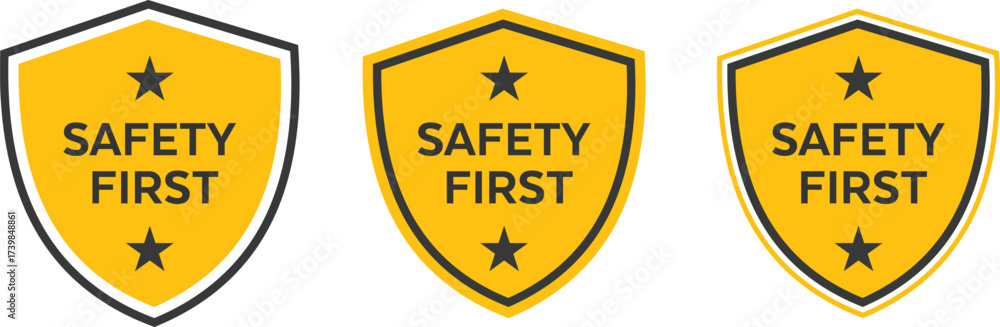 Obraz premium safety first silhoutte