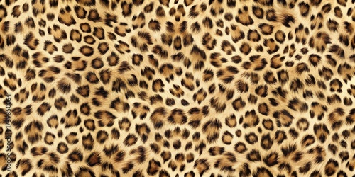 A Luxurious and Elegant Leopard Print Texture, Ideal for Fashion Designs and Stylish Decor Applications