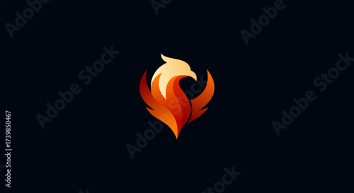 phoenix's head on fire