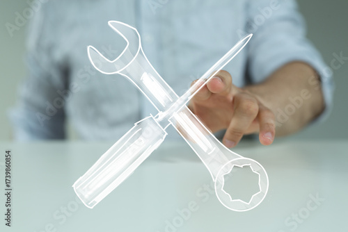 Image depicting a hand inte...
