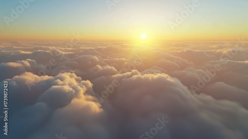 Aerial Sky & Cloud Vistas: Bright Sunrise Cloudscapes, Blue Day Skies, Orange Sunset Horizons & Summer Weather Views