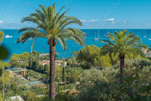 French Riviera with sea views