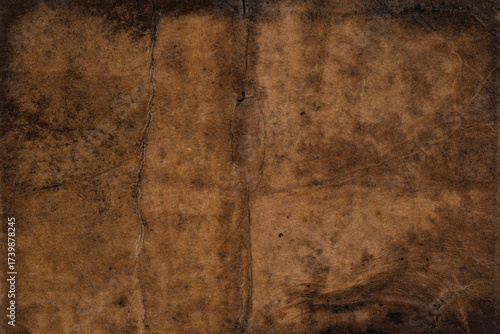 Stained leather background texture