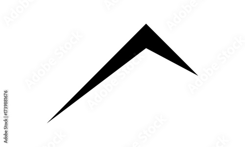simple peak logo on white background	
