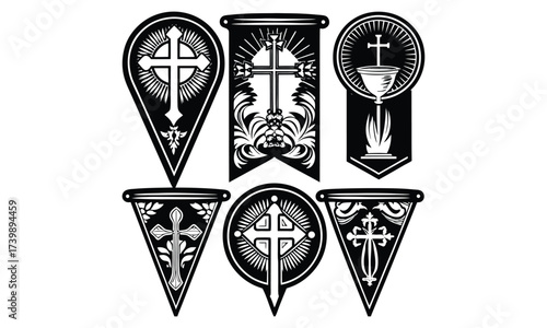 worship vector design bundle
