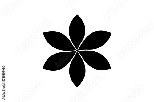 Silhouette drawing of a black ant insect on transparent background