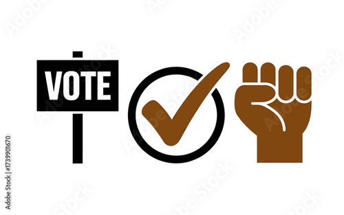 Empowering Voices A Visual Representation of Voting Rights and Community Strength through Symbolism of Choice and Solidarity