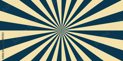 Abstract background with rays retro starburst. Funky ray elements, circle motifs. Curve smoothly, forming swirling vortex effect.Dynamic spiral effect reminiscent of retro candy swirls or vintage...