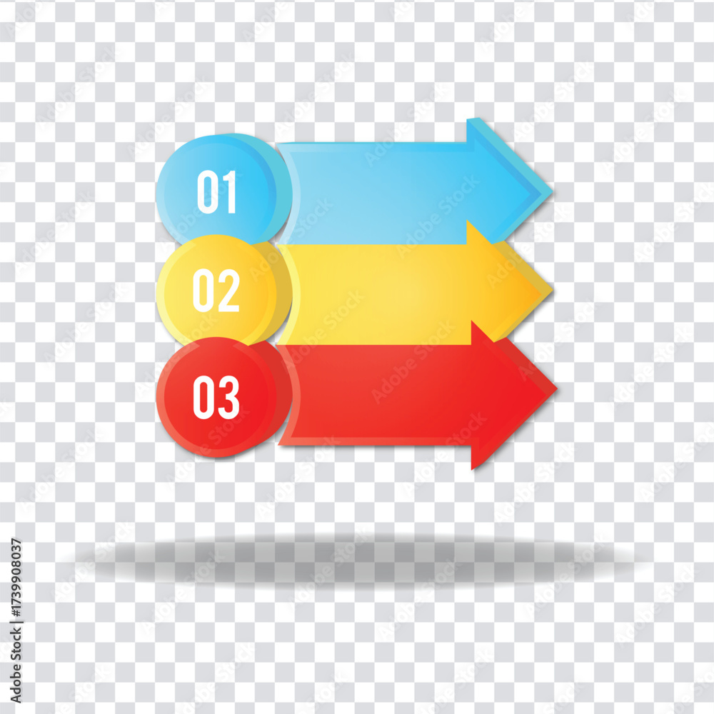 Obraz premium Colorful Infographic Vector Elements Collection – Arrows, Labels, Pointers & Decorative EPS Designs