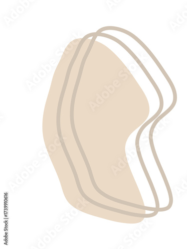 Aesthetic Minimalist Abstract Shape