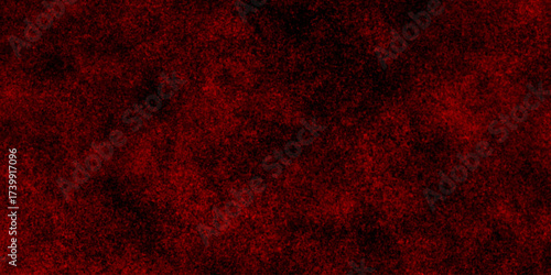 Abstract red grunge natural smooth cement concrete floor and plaster dirty wall background texture. red marble texture and red paper texture. plastered long panoramic concrete wall background.