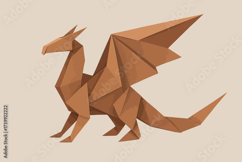 origami paper dragon