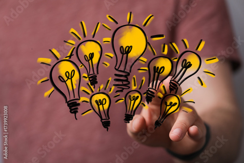 A hand reaching toward a co...