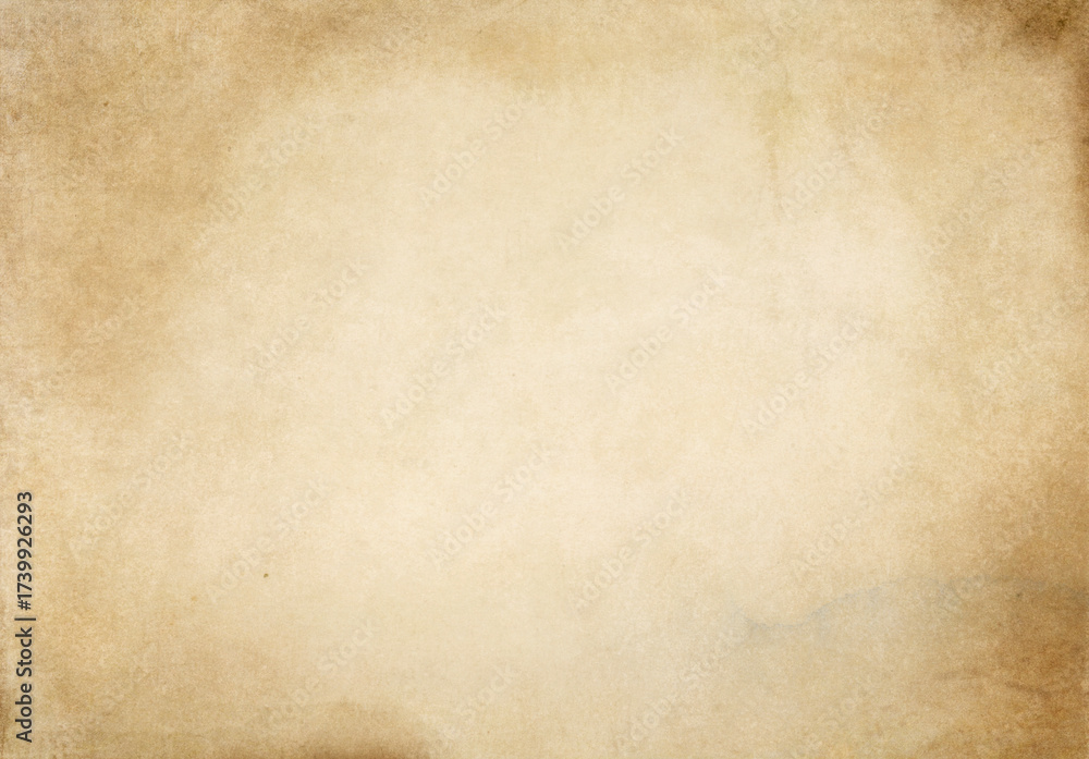 Fototapeta premium Stained aged abstract grunge paper texture.
