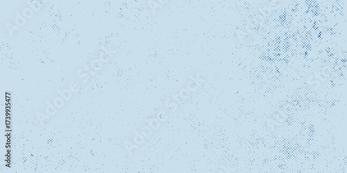 Beautiful Abstract Grunge Decorative Light Blue Painted Stucco Wall Texture. Handmade Rough Winter Christmas Paper Wide Background With Copy Space. Pastel Blue and White concrete stone texture.