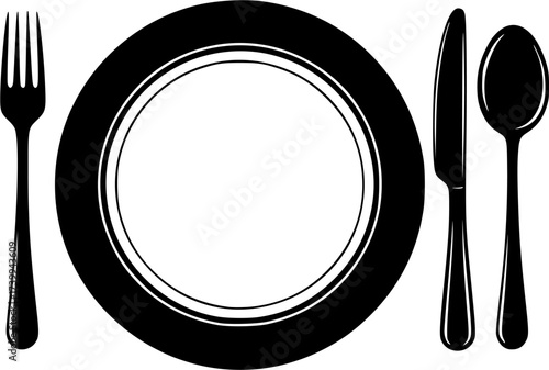 Crossed spoon , Crossed spoon silhouette, Crossed spoon and fork , Spoon , Fork , Spoon silhouette