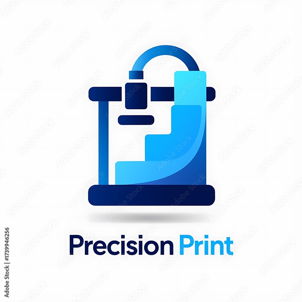 Fototapeta premium Innovative 3D printing technology for precision manufacturing and rapid prototyping with advanced material capabilities