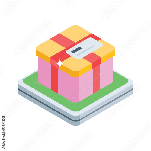 Check this amazing icon of delivery package in modern style