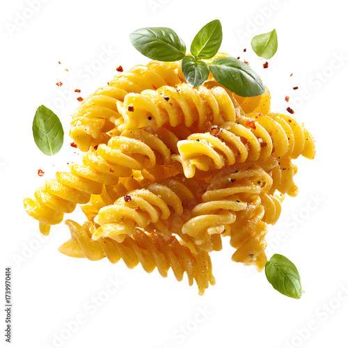 Delicious Ready-to-Eat Pasta Meal with Transparent Background