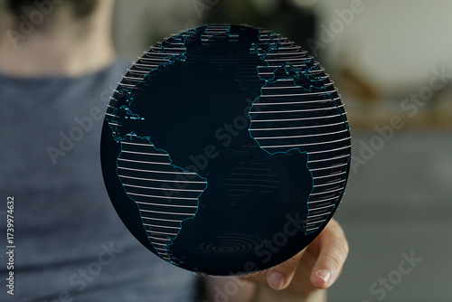 Close-up image of a man's h...