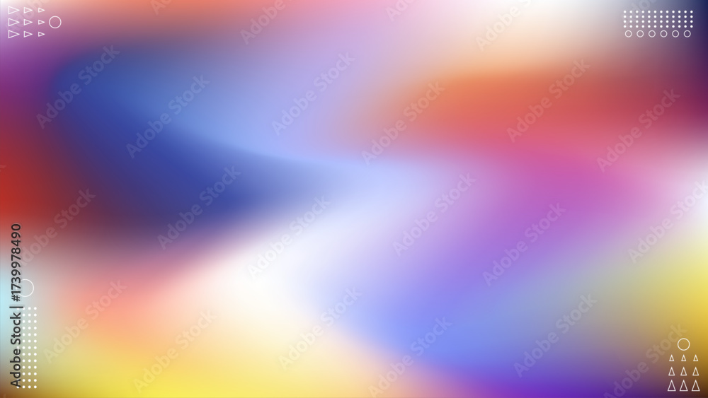 Obraz premium modern abstract colorful fluid background design