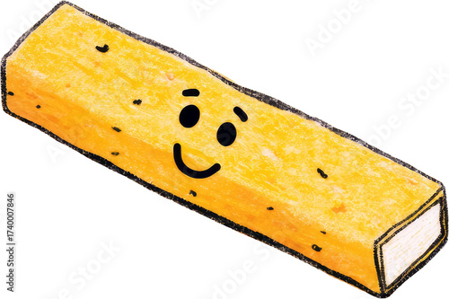 Smiling French Fry: A Cheerful Delicious and Fun Snack.