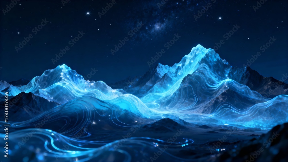 Obraz premium A mesmerizing digi