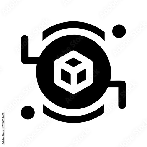 Crypto Core Icon Set – Cryptocurrency, Blockchain, Digital, Finance, Security, Technology, Network
