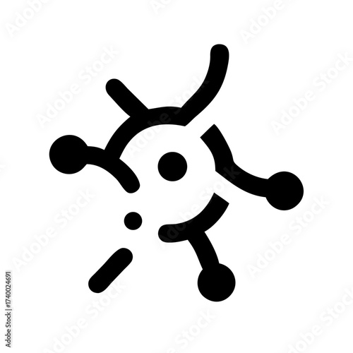 Enzyme Icon Set – Biology, Biochemistry, Molecular, Science, Research, Medical, Health