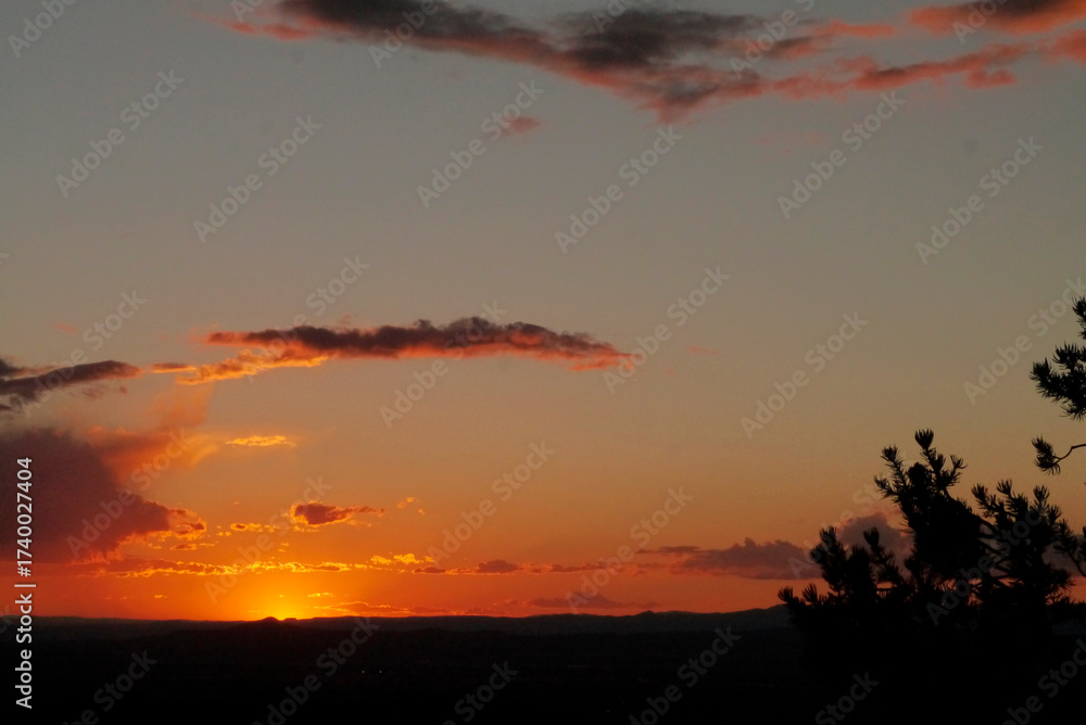 Obraz premium NM SF Autumn Sunset 2 2025