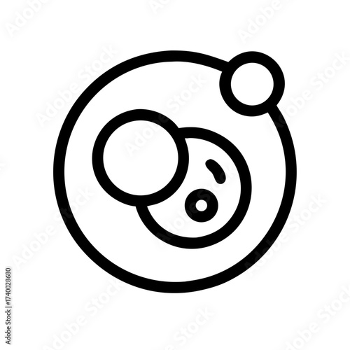 Stem Cell Icon Set – Biology, Regeneration, Medical, Research, Science, Therapy, Health