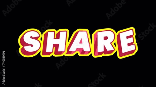 Playful Share Animation | Social Media Reminder