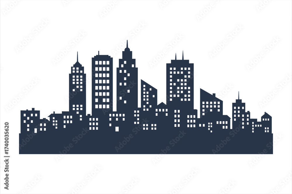 Obraz premium Cityscape Silhouette