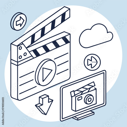Digital movie production design elements