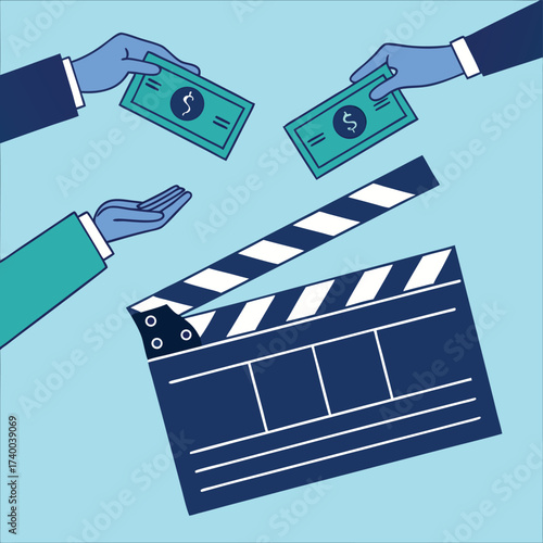 Film production payment exchange