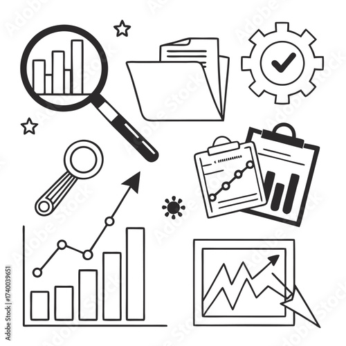 Filmmaking and design tools illustration