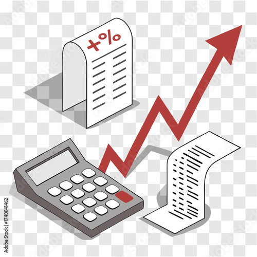 Financial growth illustration