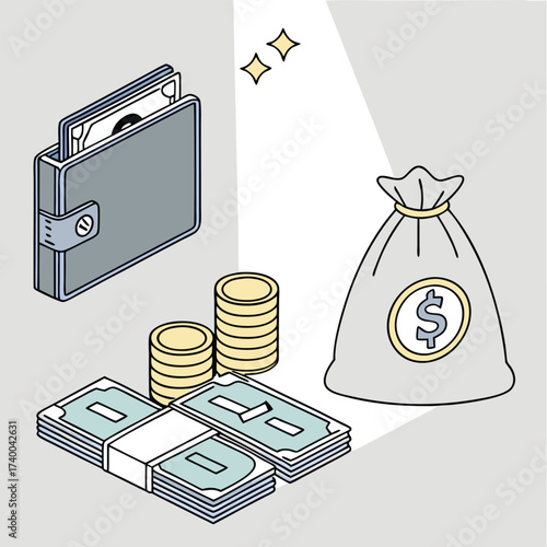 Financial illustration portfolio