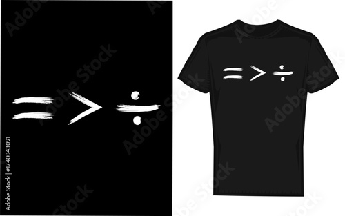 Conceptual silhouette design symbolizing equality and equal rights contrasting division with unity potentially incorporating mathematical symbols for a universal message
